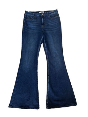 Vervet By Flying Monkey High Rise Super Flare Jeans Sz 31 EXL Condition VT1046